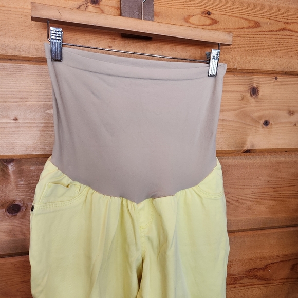 Motherhood Maternity Jean Secret Fit Belly Tummy Control Straight Crop Sz L X26" - Picture 2 of 8